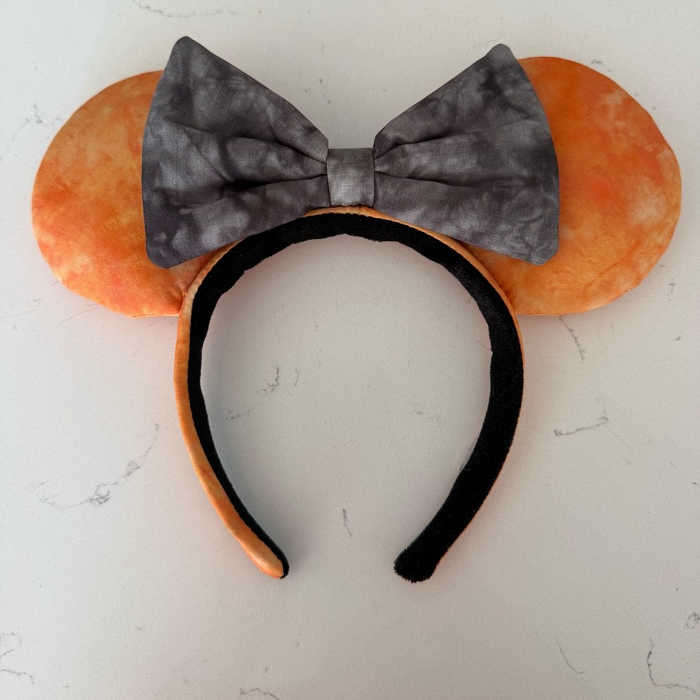 Halloween tye dye themed Minnie ears